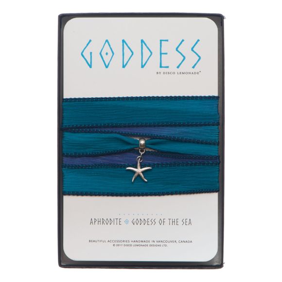 DISCO LEMONADE Aphrodite Goddess of the Sea, Wrap Bracelet, Starfish, Choker, - Picture 5 of 5